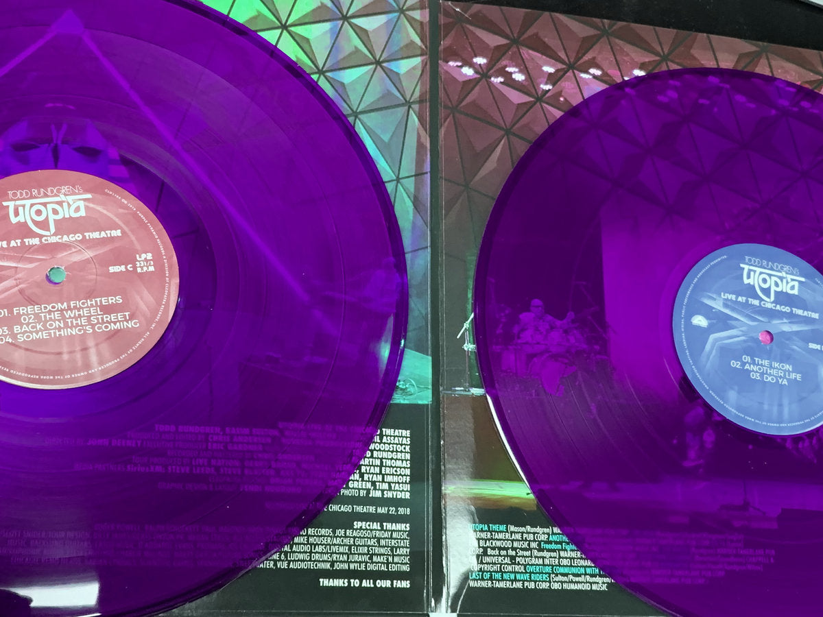 Todd Rundgren's Utopia - Live At Chicago Theatre (Limited Edition Purple Double Vinyl)