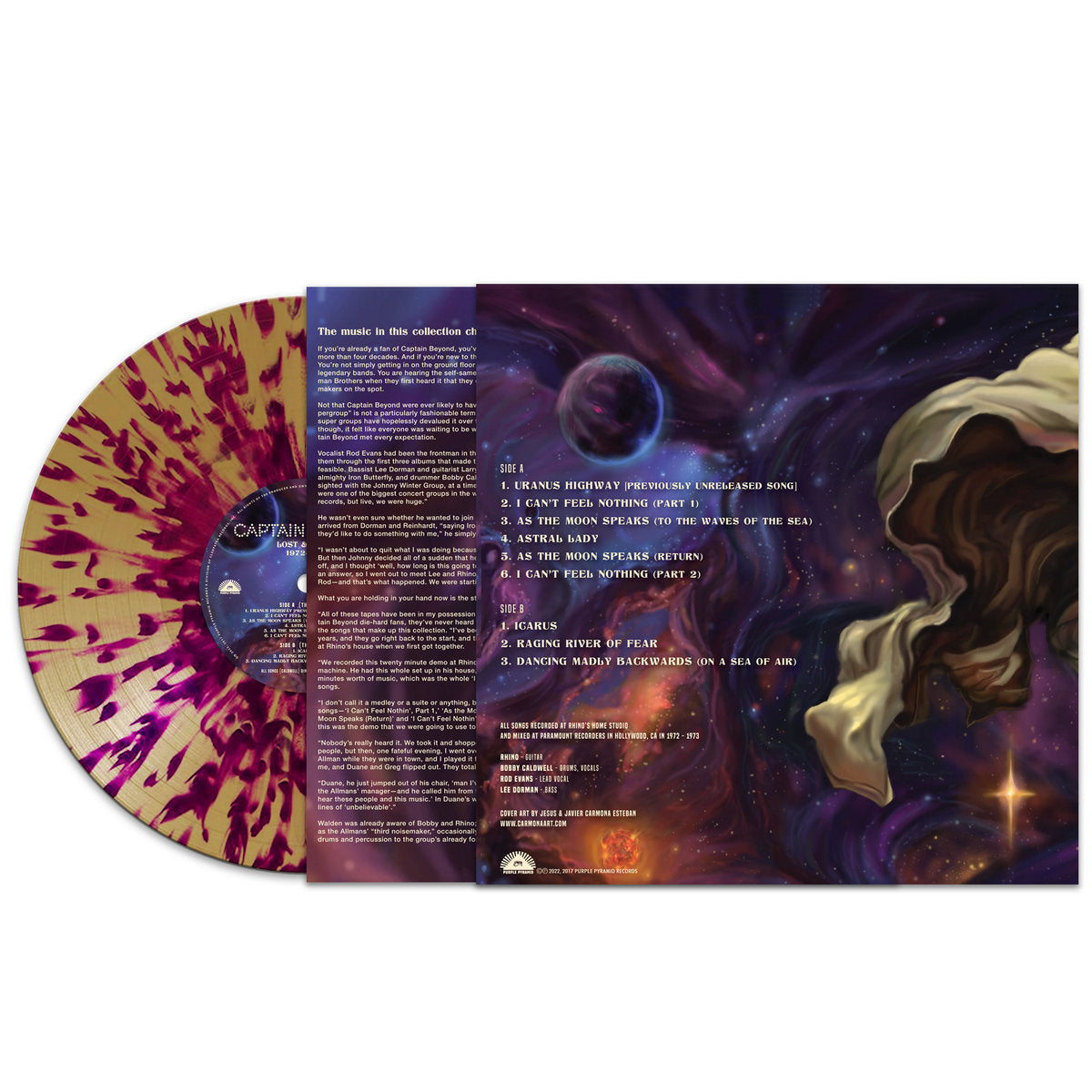 Captain Beyond – Lost &amp; Found 1972-1973 (Splatter-Vinyl)