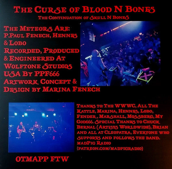  : The Meteors - The Curse Of Blood N Bones (Red Vinyl) ()