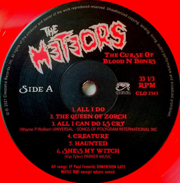  : The Meteors - The Curse Of Blood N Bones (Red Vinyl) ()