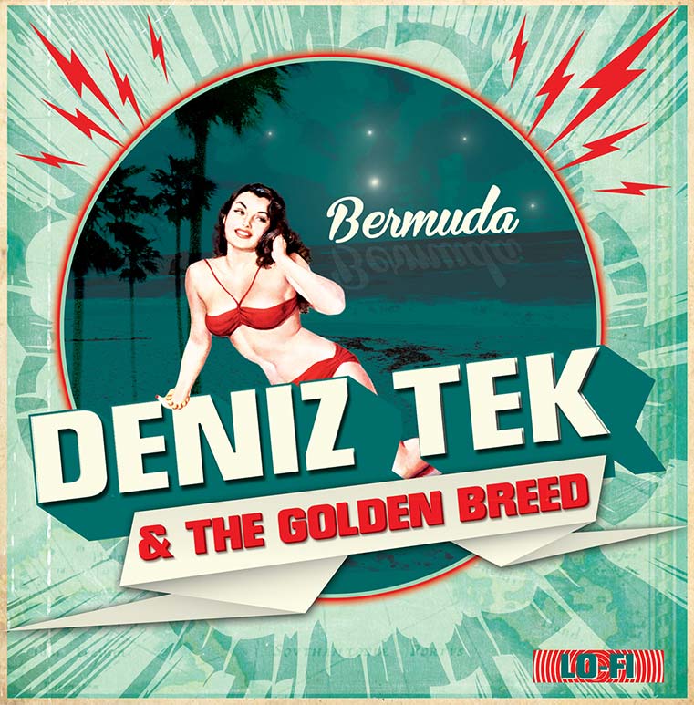 Deniz Tek & The Golden Breed - Bermuda (7" EP) - Cleopatra Records