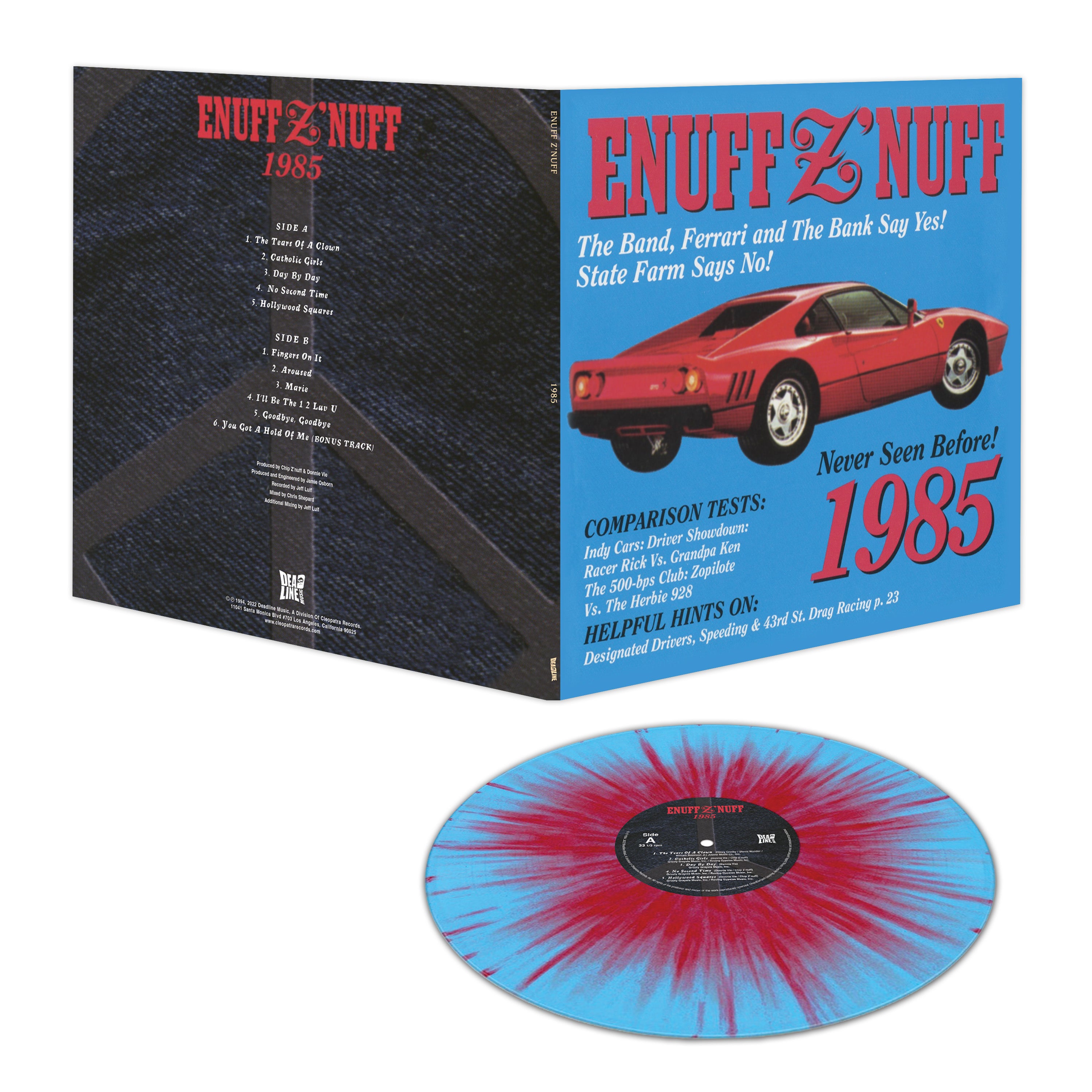 Enuff Z'Nuff – 1985 (limitierte Auflage, blaues und rotes Starburst-Vinyl)