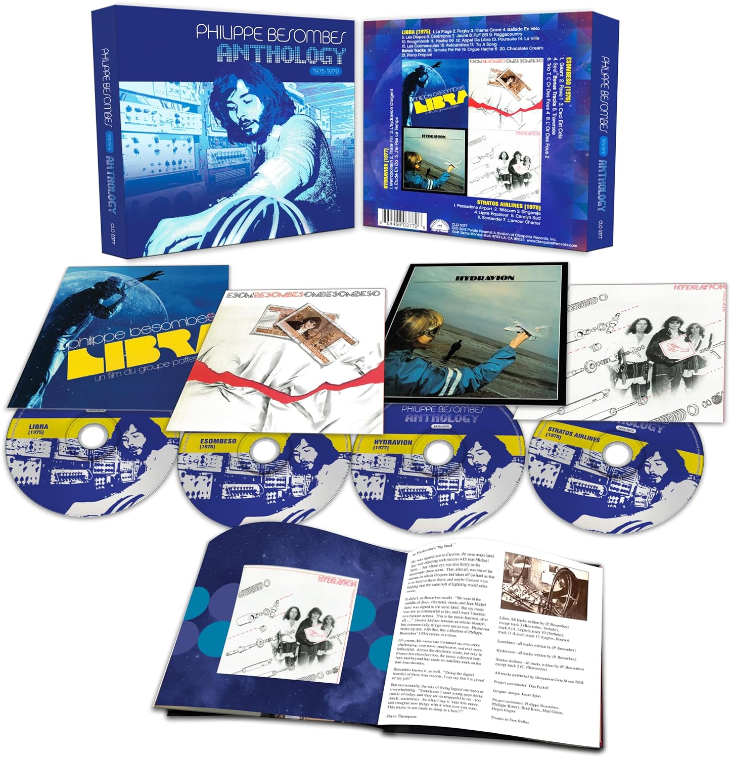 Philippe Besombes – Anthologie 1975-1979 (4-CD-Boxset)