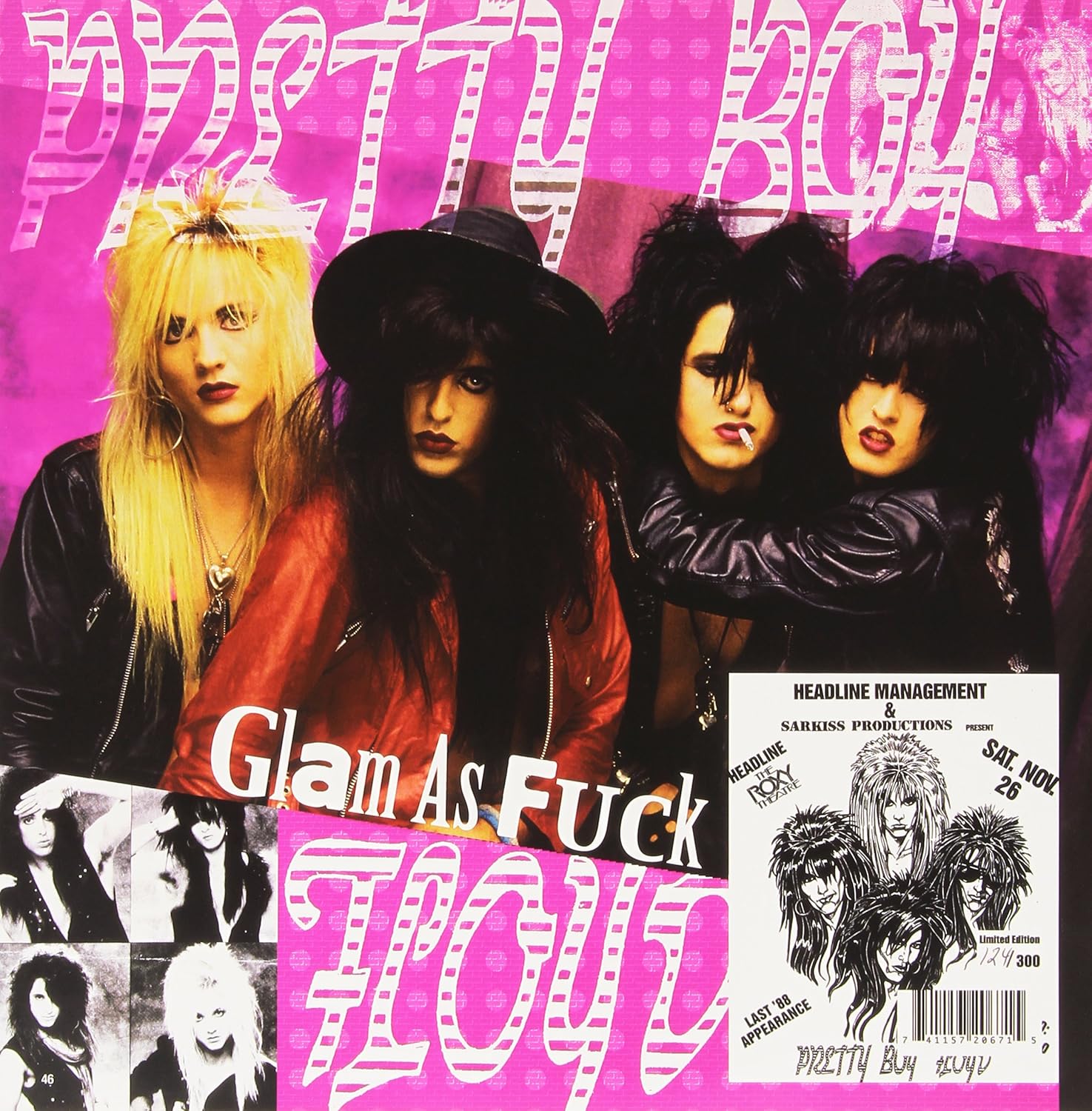 Pretty Boy Floyd - Glam As Fuck (Pink Vinyl LP)