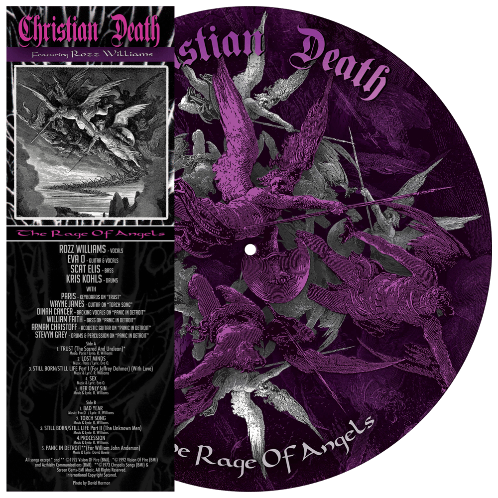 Christian Death - The Rage Of Angels (Picture Disc Vinyl)