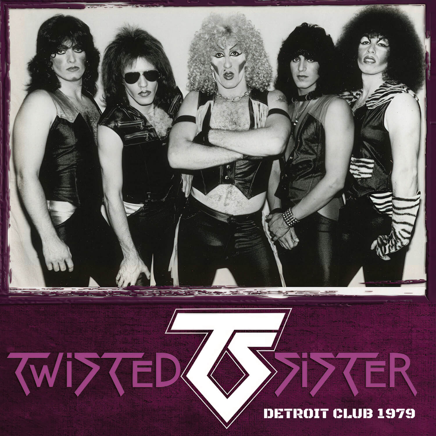 Twisted Sister - Detroit Club 1979 (Purple Marble Vinyl LP) - Cleopatra Records