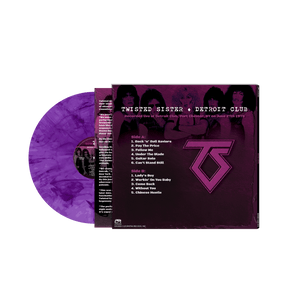 Twisted Sister - Detroit Club 1979 (Purple Marble Vinyl LP) - Cleopatra Records