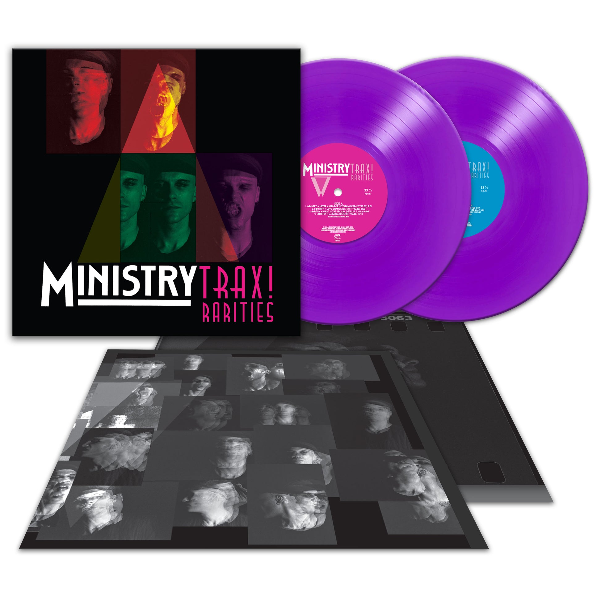 Ministry - Trax! Rarities (Limited Edition Purple Vinyl 2 LP) - Cleopatra Records