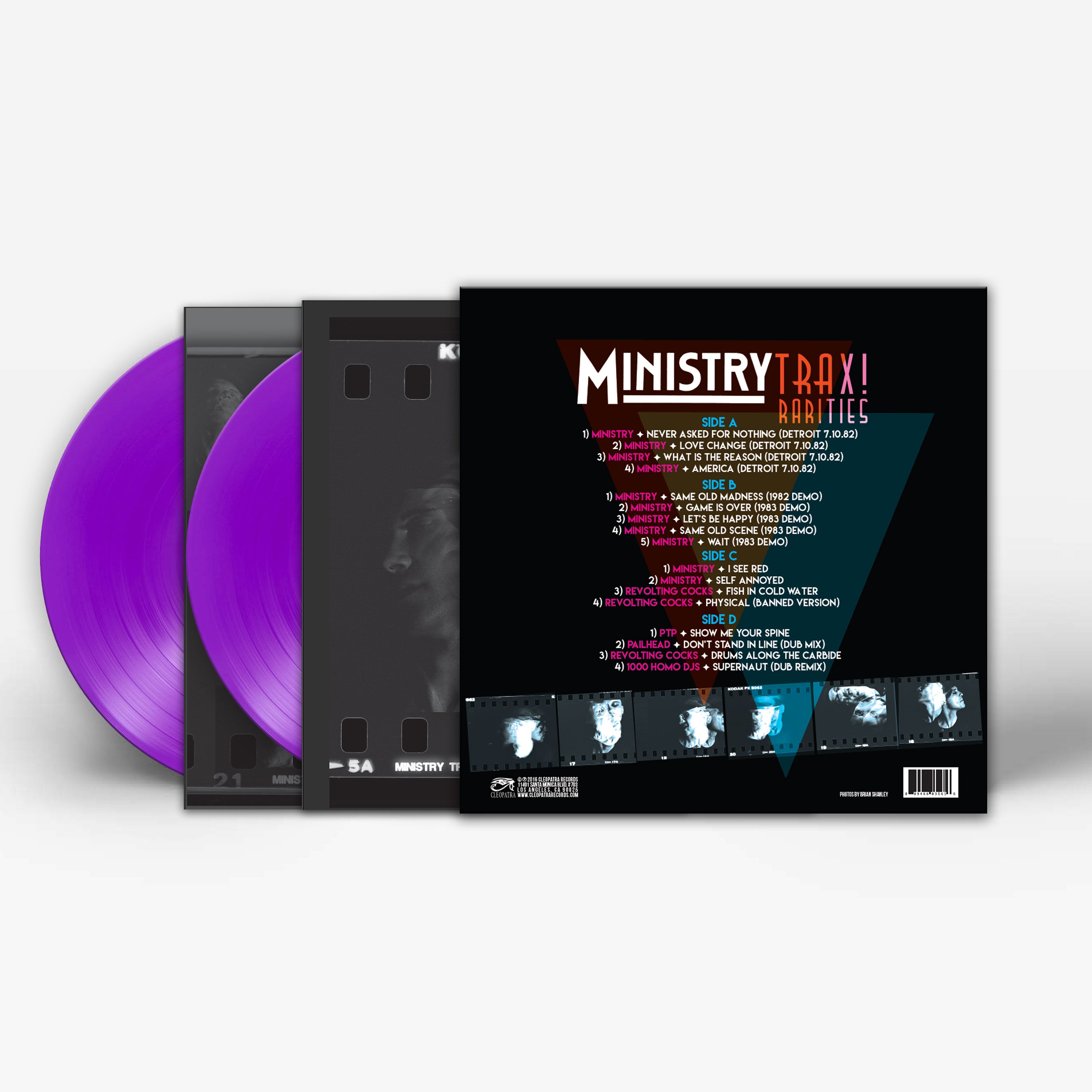 Ministry - Trax! Rarities (Limited Edition Purple Vinyl 2 LP) - Cleopatra Records