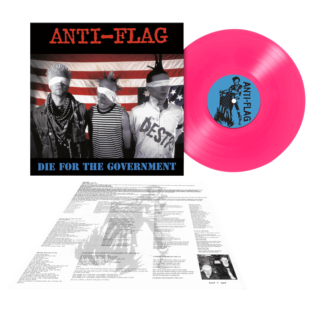 Anti-Flag - Die For The Government (Limited Edition Pink Vinyl) - Cleopatra Records