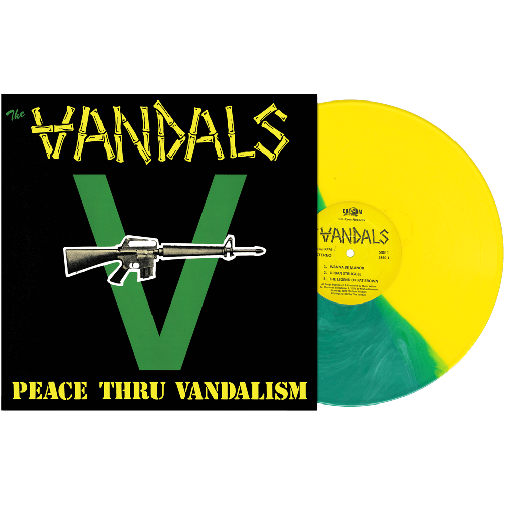 The Vandals - Peace Thru Vandalism (Limited Edition Split Color Vinyl) - Cleopatra Records