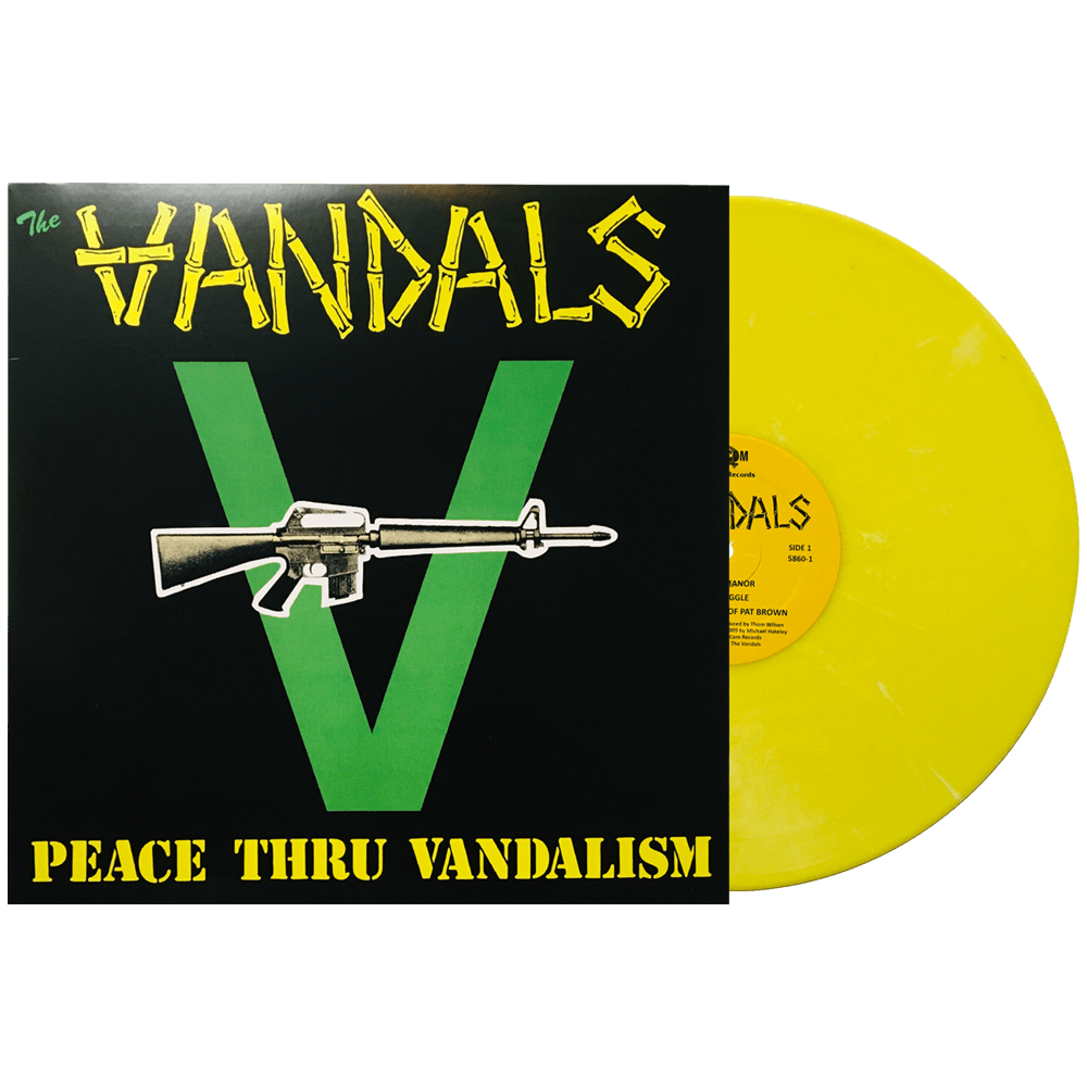 The Vandals - Peace Thru Vandalism (Limited Edition Yellow Vinyl) - Cleopatra Records