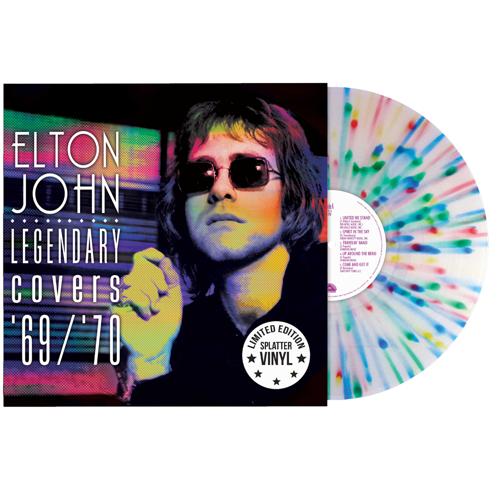 Elton John - Legendary Covers '67-'70 (Limited Edition Splatter Vinyl) - Cleopatra Records