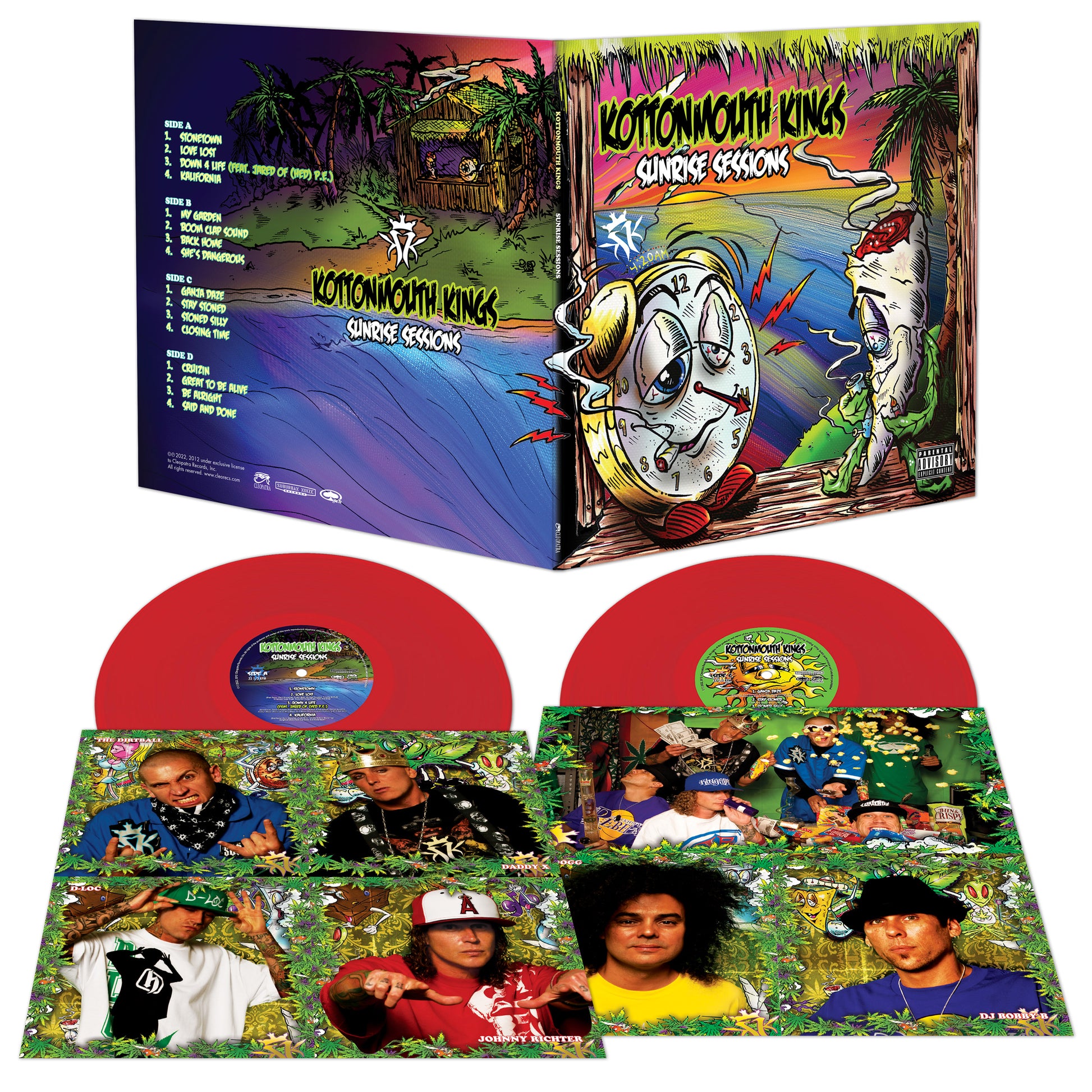 Kottonmouth Kings - Sunrise Sessions (Red Double LP) - Cleopatra Records