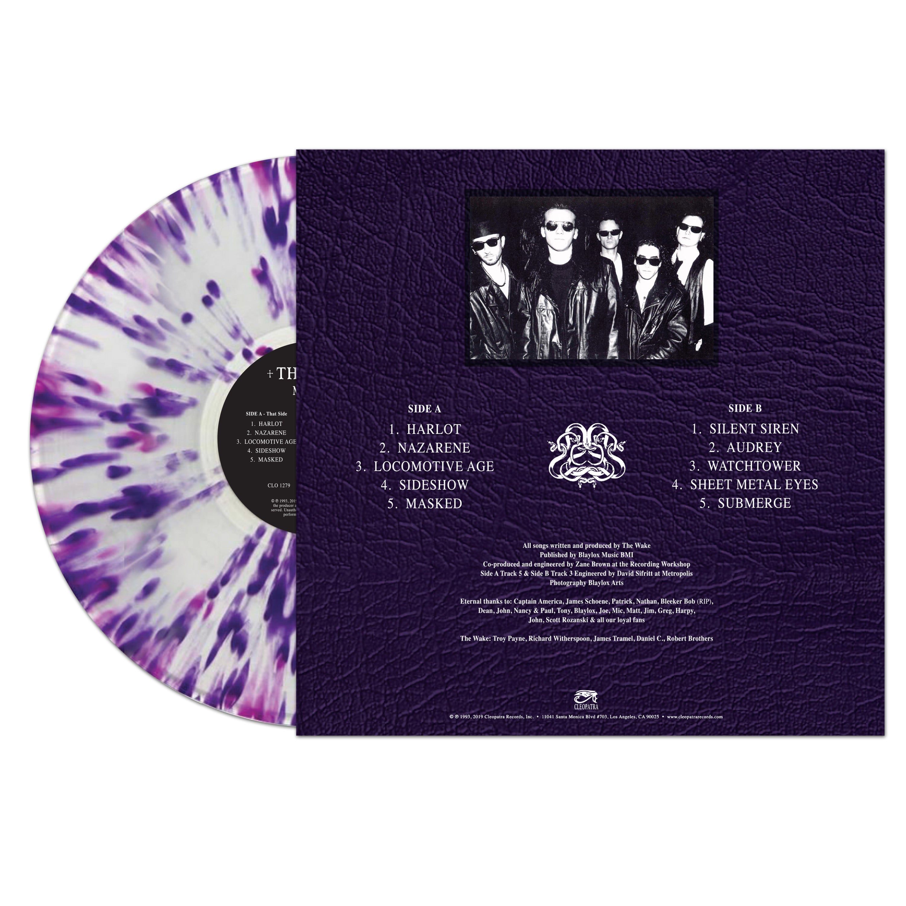 The Wake - Masked (Limited Edition Splatter Vinyl) - Cleopatra Records