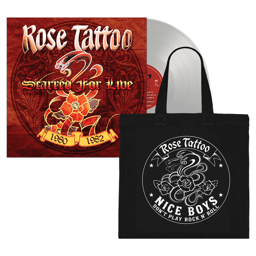 Rose Tattoo - Scarred For Live 1980-1982 (Silver Vinyl LP + Tote