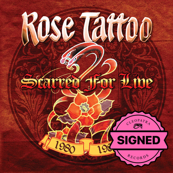 Rose Tattoo - Scarred For Live 1980-1982 (Silver Vinyl Signed by