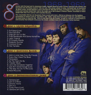 Santana - ‘68-’69 Early San Francisco Years (3 CD) - Cleopatra Records