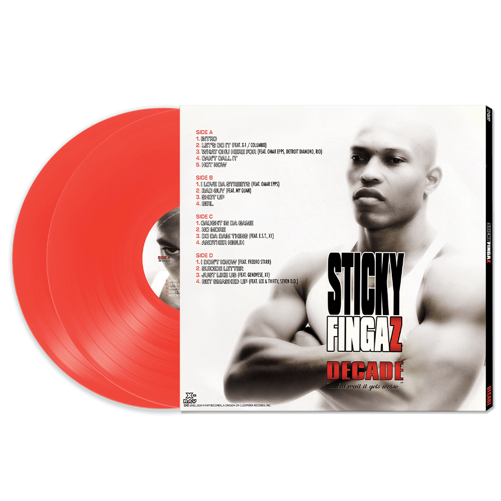 Sticky Fingaz - Decade...But Wait It Gets Worse (Double Red Vinyl) - Cleopatra Records