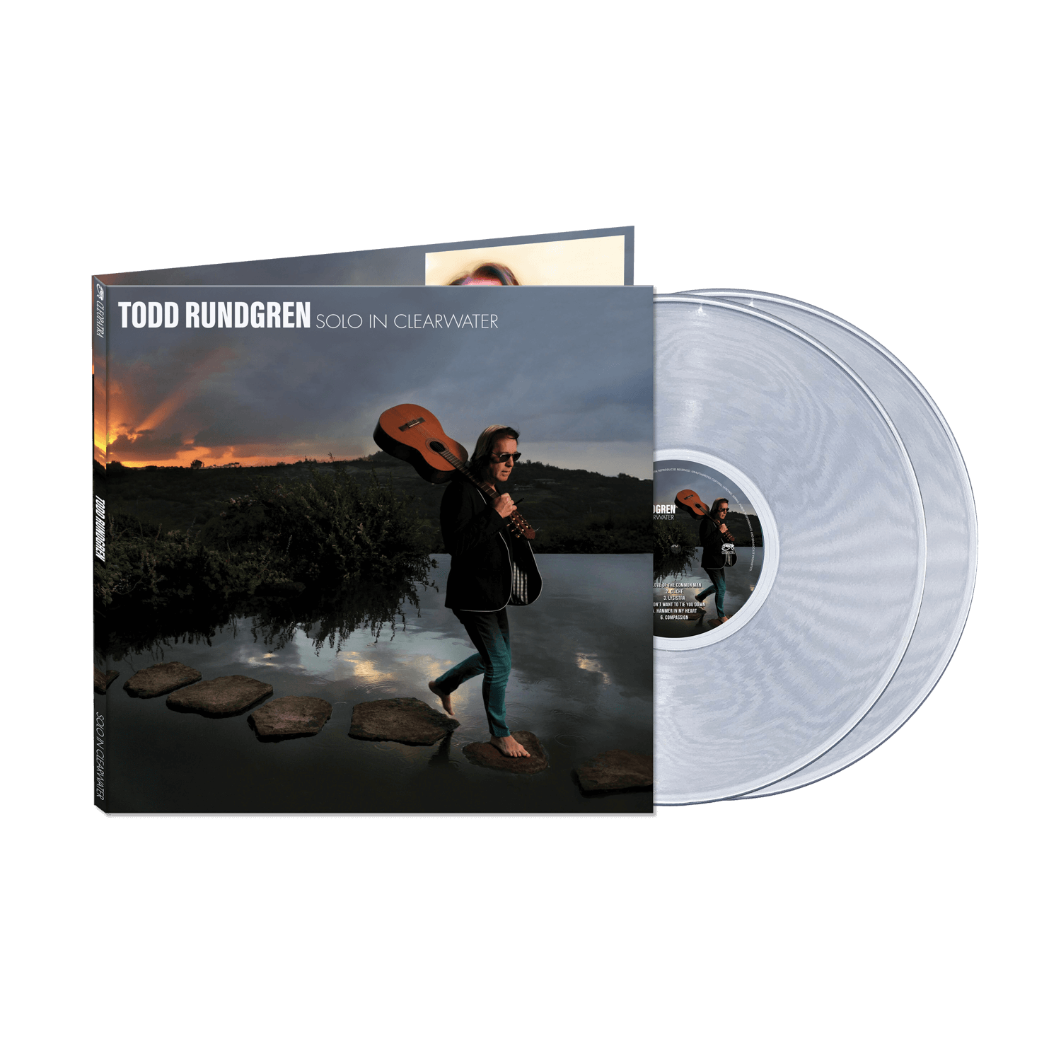 Todd Rudgren Lp Todd Rundgren - Solo In Clearwater (Clear Double Vinyl LP)