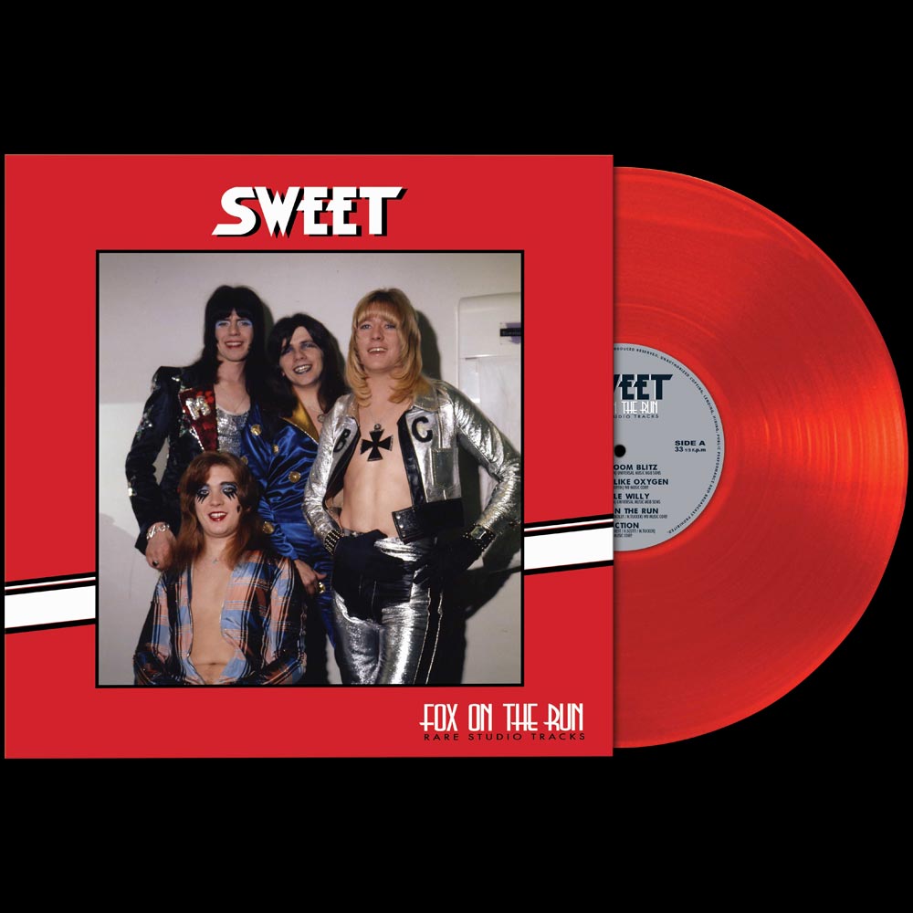 Sweet - Fox on the Run - Rare Studio Tracks (Limited Edition Red Vinyl) - Cleopatra Records