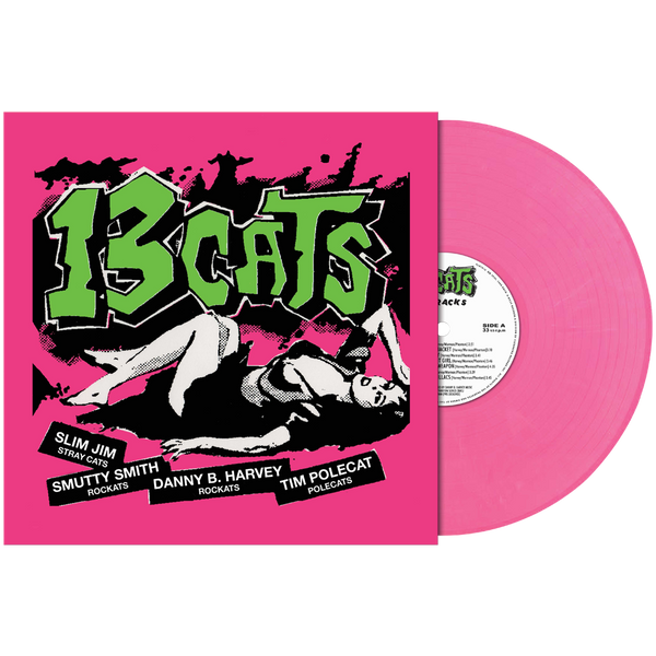 13 Cats - 13 Tracks (Limited Edition Pink Vinyl) - Cleopatra Records