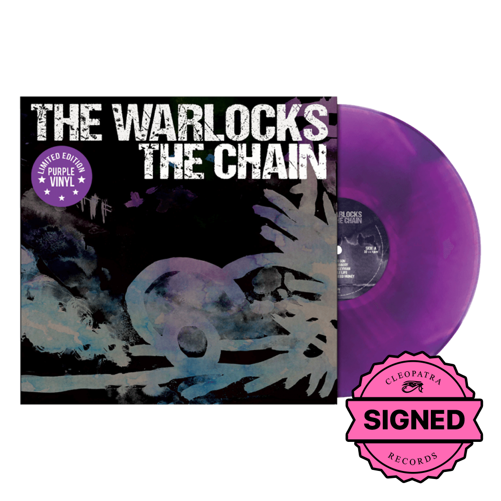 The Warlocks - The Chain (Purple Vinyl - Signed by Bobby Hecksher)