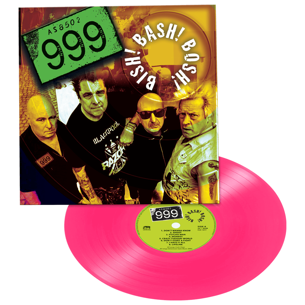 999 - Bish! Bash! Bosh! (Limited Edition Pink Vinyl) - Cleopatra Records