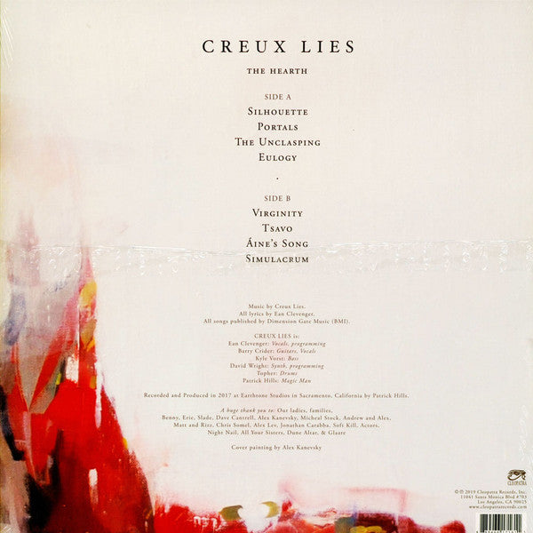 Creux Lies - The Hearth (Limited Edition White Vinyl)