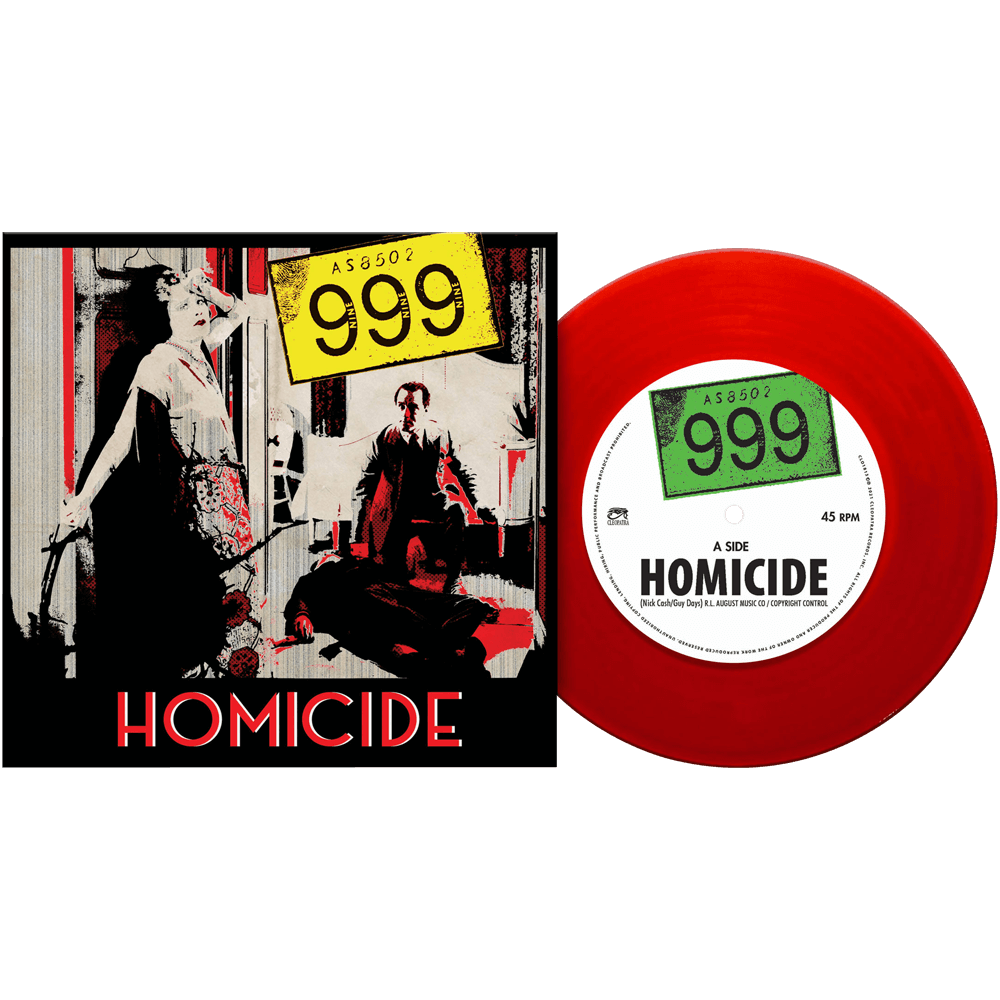 999 - Homicide (Limited Edition Red 7" Vinyl)