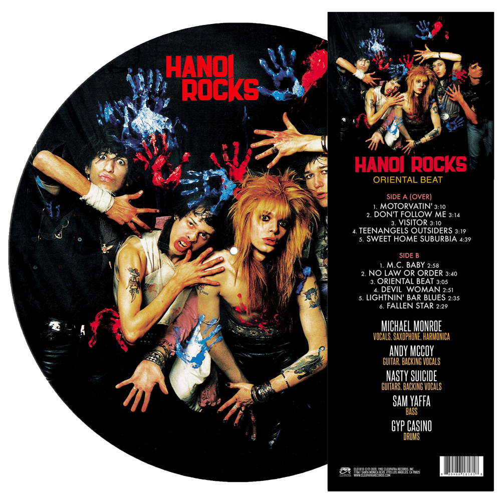 Hanoi Rocks - Oriental Beat (Limited Edition Picture Disc Vinyl) - Cleopatra Records