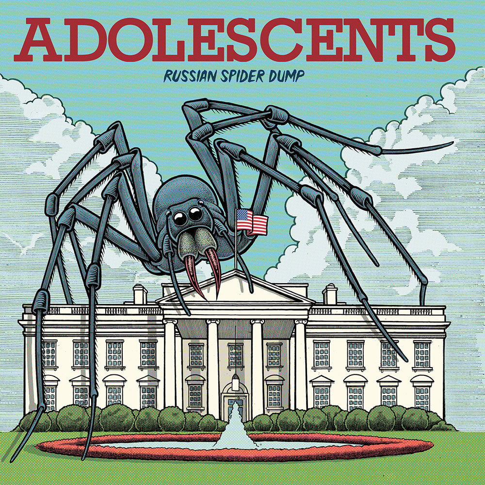 Adolescents - Russian Spider Dump (Limited Edition Green Vinyl) - Cleopatra Records