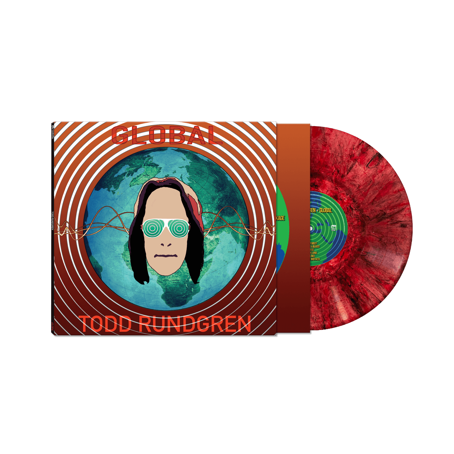 Todd Rudgren Lp Todd Rundgren - Global (Red Marble Vinyl LP)