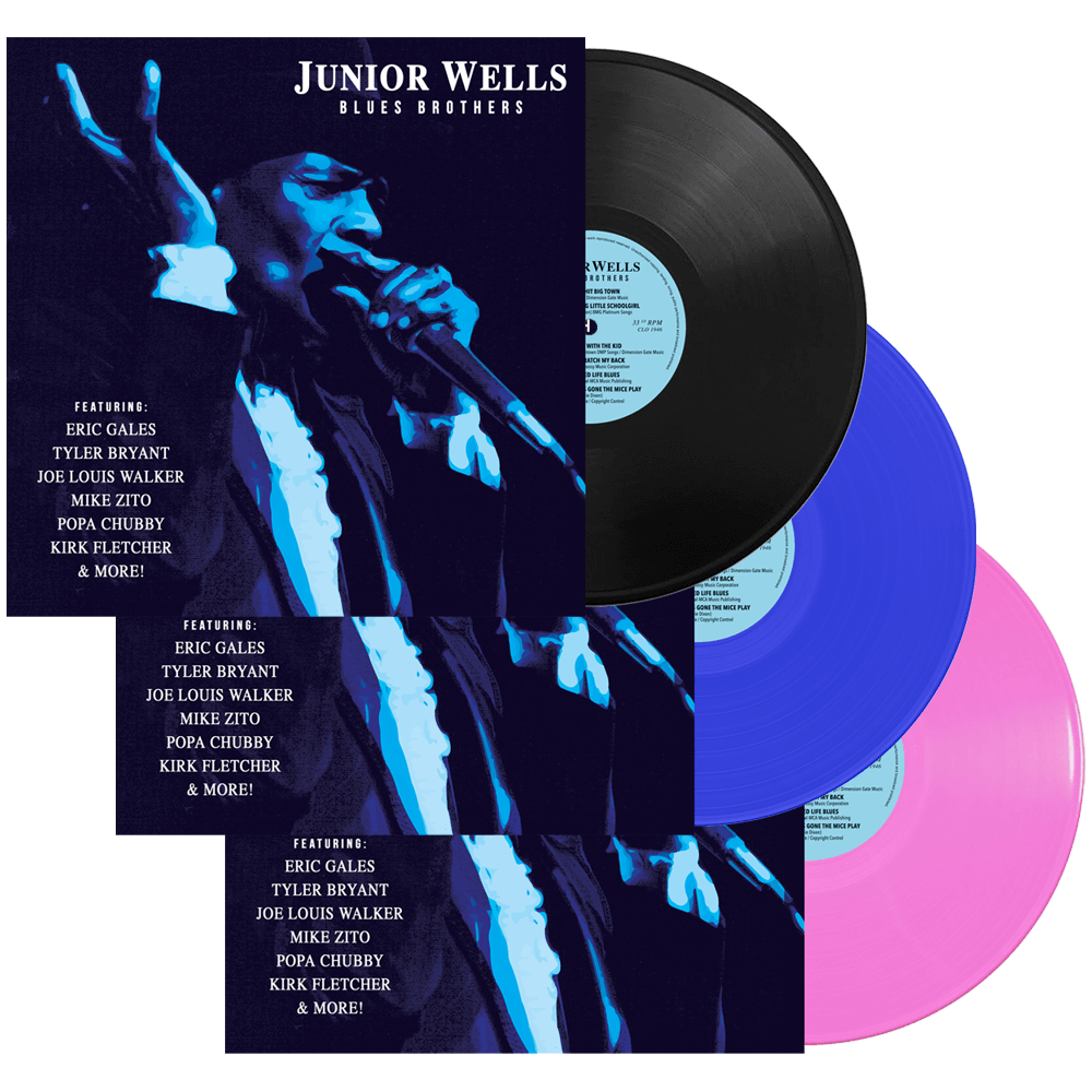 Junior Wells - Blues Brothers (Limited Edition Colored Vinyl) - Cleopatra Records