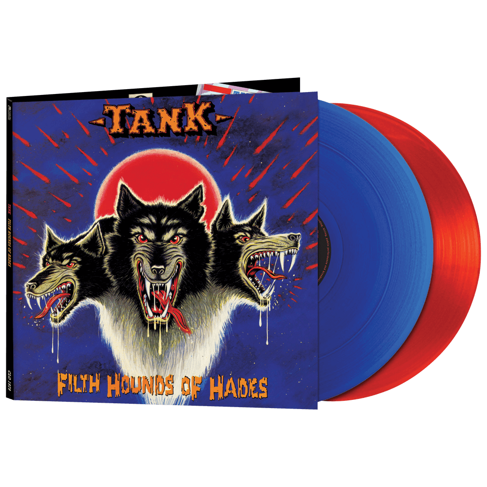 Tank - Filth Hounds of Shade (Limited Edition Red & Blue Vinyl) - Cleopatra Records