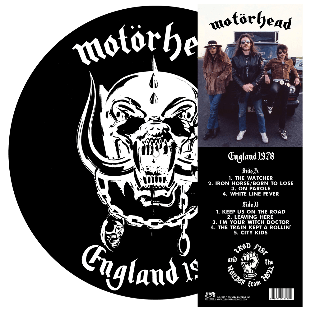 Motorhead - England 1978 (Picture Disc Vinyl) - Cleopatra Records