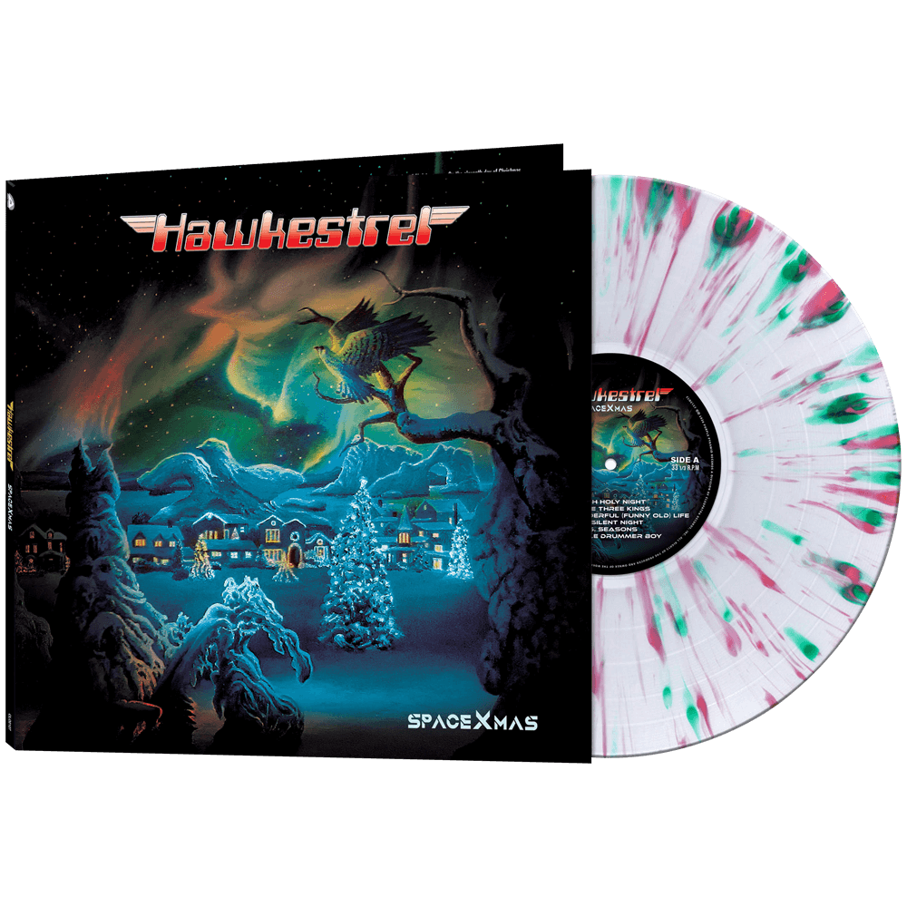 Hawkestrel - SpaceXmas (Limited Edition Splatter Vinyl) - Cleopatra Records