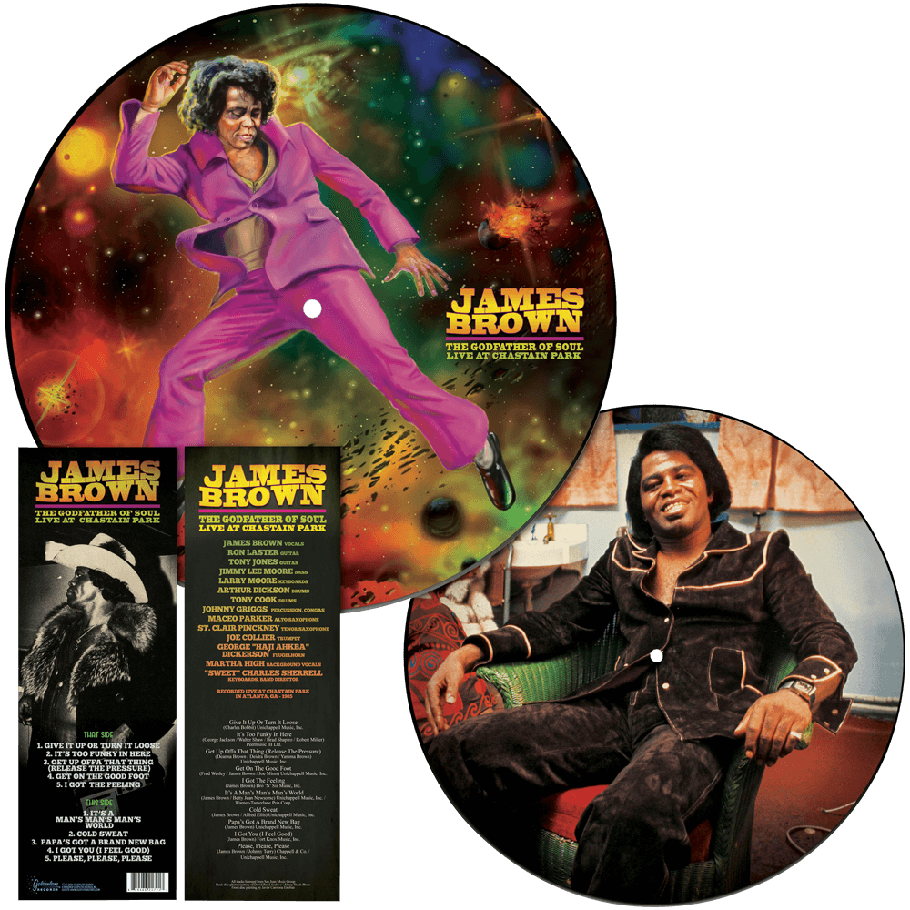 James Brown - The Godfather of Soul - Live at Chastain Park (Picture Disc Vinyl) - Cleopatra Records