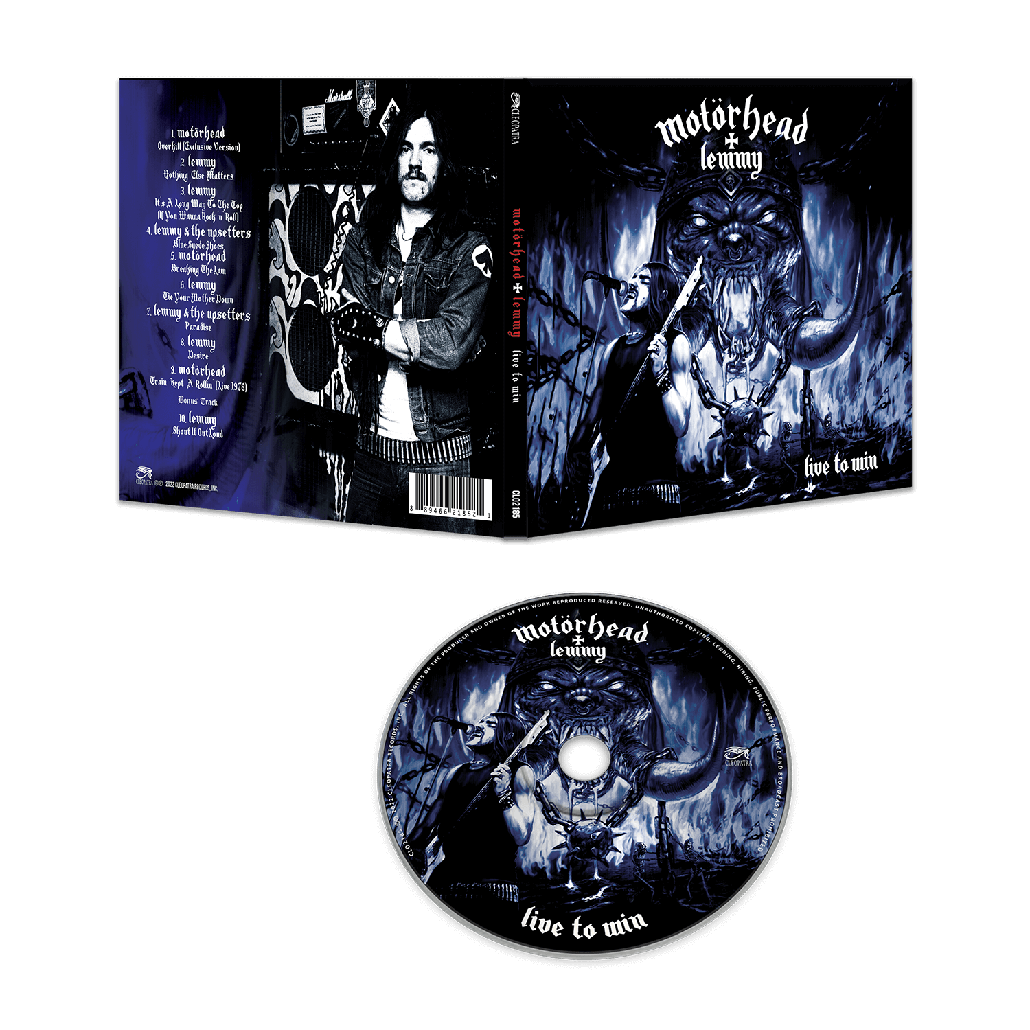 Motörhead & Lemmy - Live To Win (CD Digipak) - Cleopatra Records