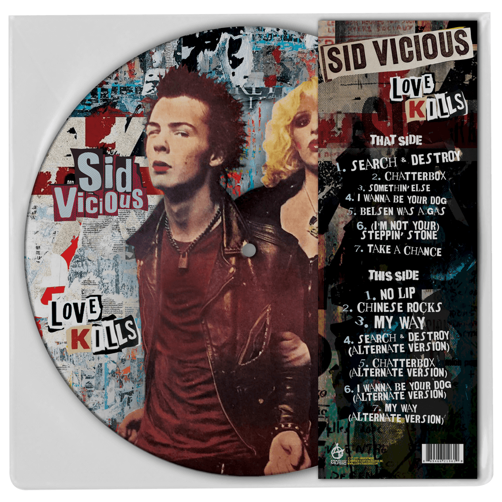 Sid Vicious - Love Kills - (Limited Edition Picture Disc Vinyl)