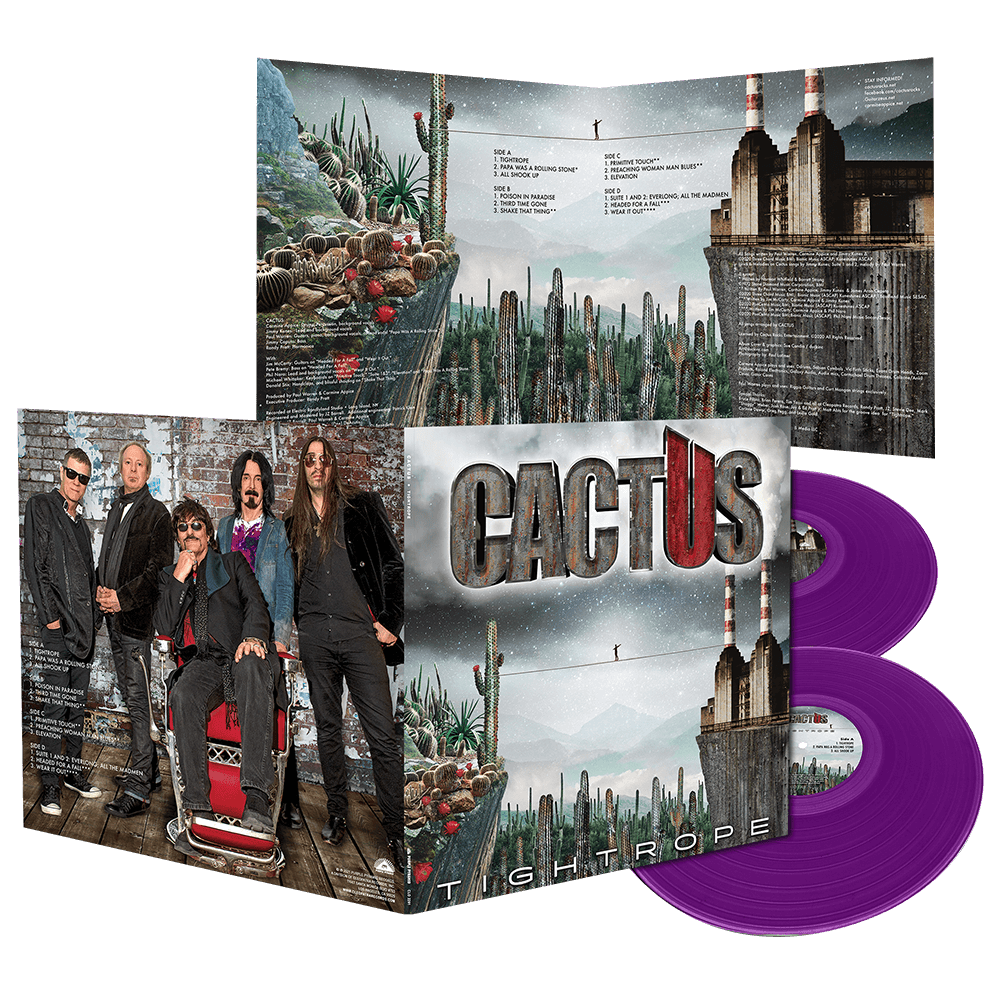 Cactus - Tightrope (Limited Edition Colored Double Vinyl) - Cleopatra Records