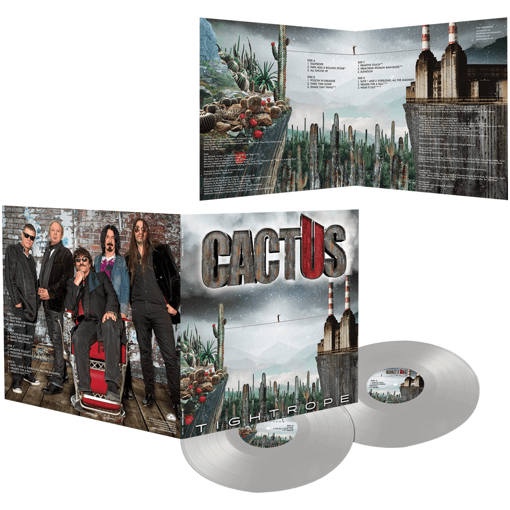 Cactus - Tightrope (Limited Edition Colored Double Vinyl) - Cleopatra Records