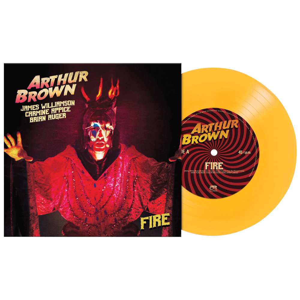 Arthur Brown - Fire (Limited Edition Colored 7" Vinyl) - Cleopatra Records