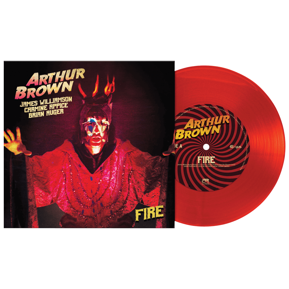 Arthur Brown - Fire (Limited Edition Colored 7" Vinyl) - Cleopatra Records