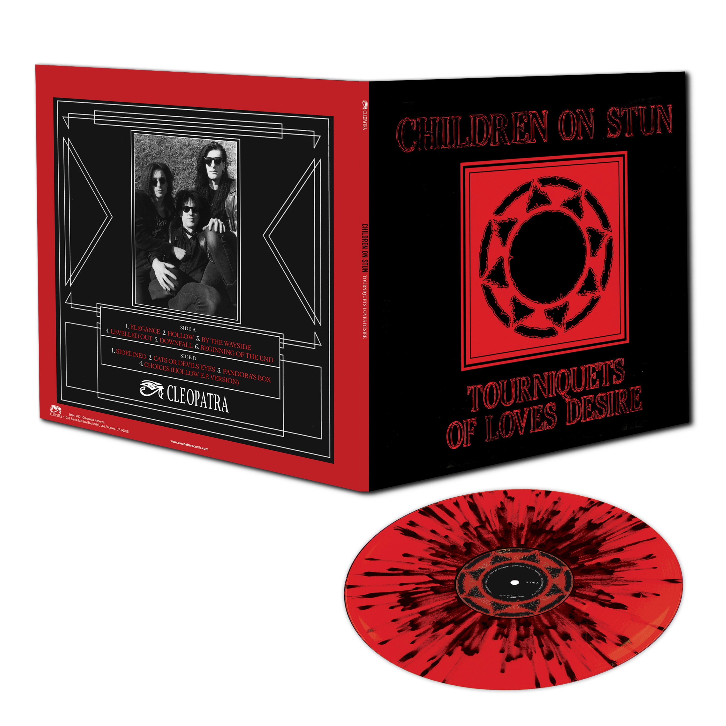 Children On Stun - Tourniquets Of Love's Desire (Red & Black Splatter Vinyl)