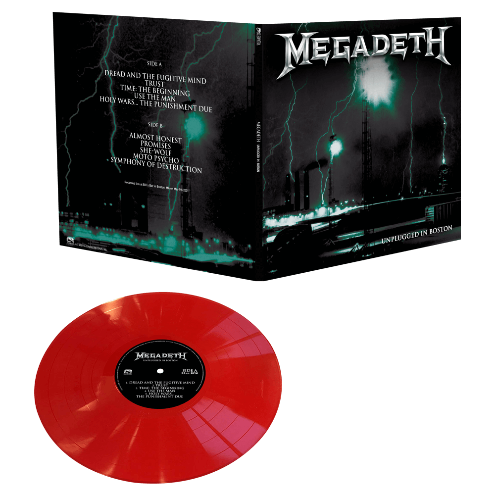 Megadethh - Unplugged in Boston (Limited Edition Colored Vinyl) - Cleopatra Records