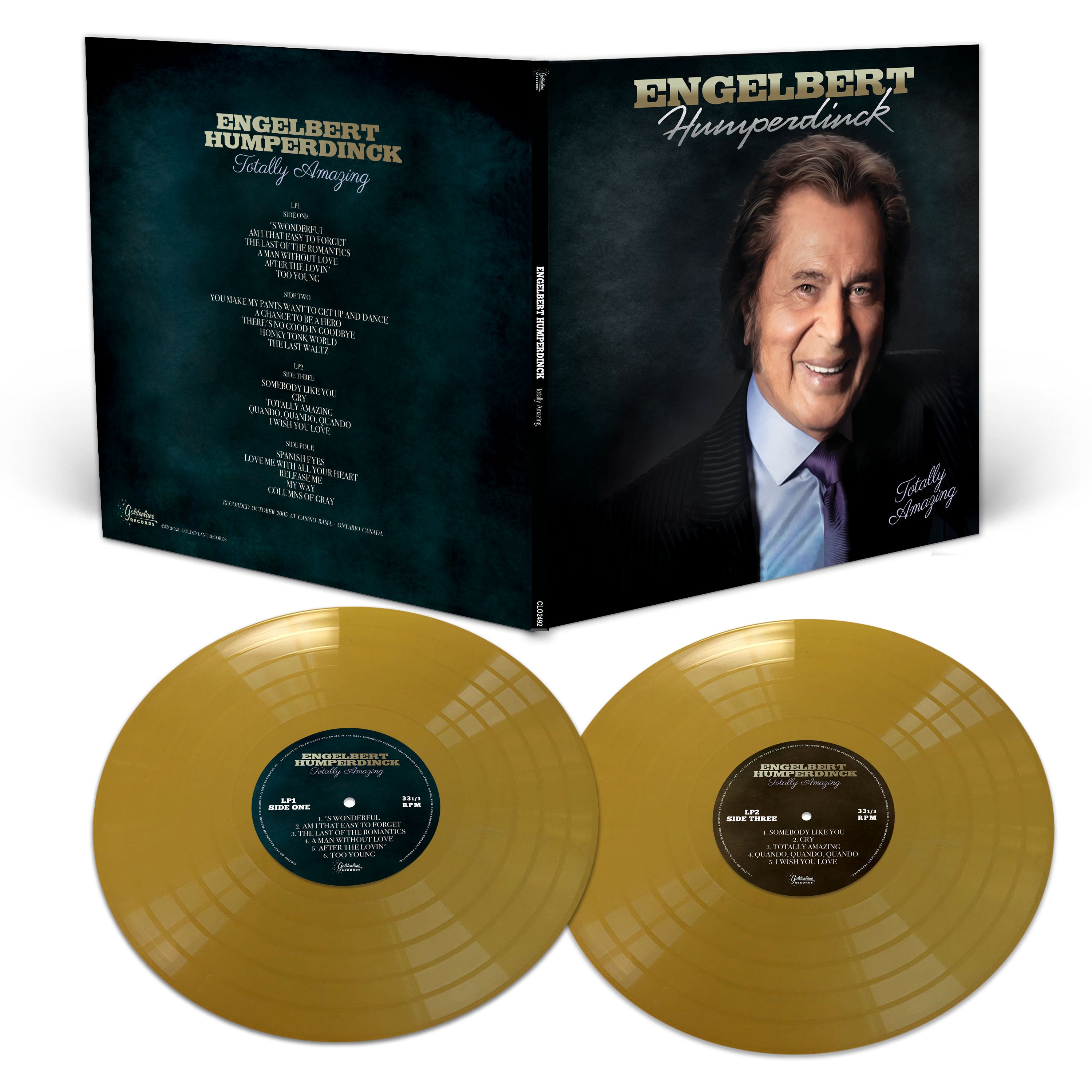 Engelbert Humperdinck - Totally Amazing (Limited Edition Double Gold Vinyl)