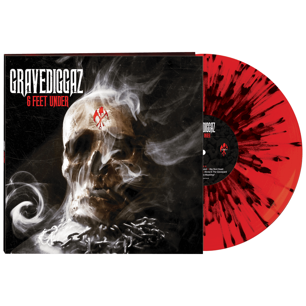 Gravediggaz - 6 Feet Under (Limited Edition Red & Black Splatter) - Cleopatra Records