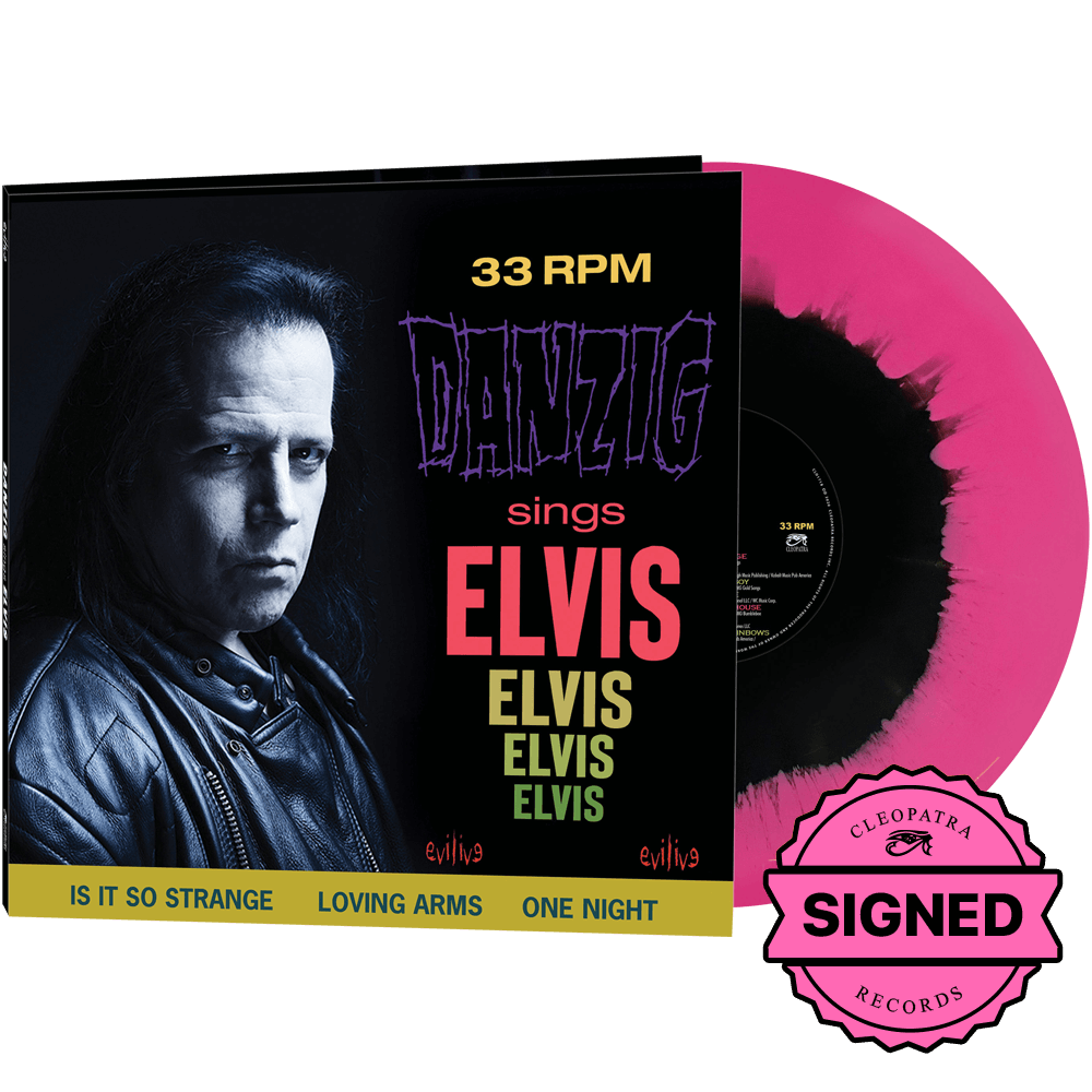 Danzig Sings Elvis (Pink Black & Haze Vinyl LP - Signed by Glenn Danzig)