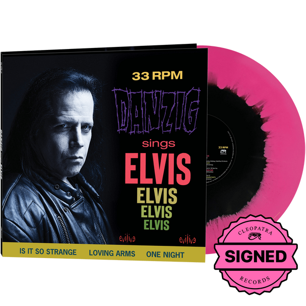 Danzig Sings Elvis (Pink Black & Haze Vinyl LP - Signed by Glenn